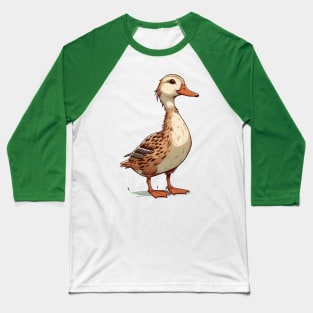 Cute Duck Baseball T-Shirt